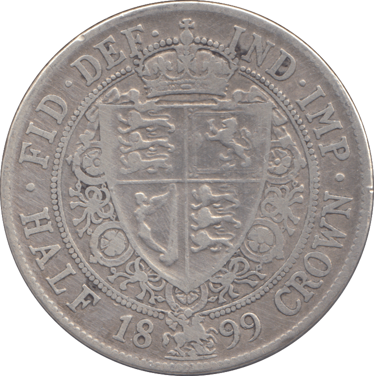 1899 HALFCROWN ( GF ) - HALFCROWN - Cambridgeshire Coins