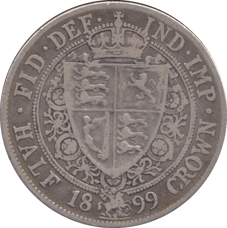 1899 HALFCROWN ( GF ) - Halfcrown - Cambridgeshire Coins