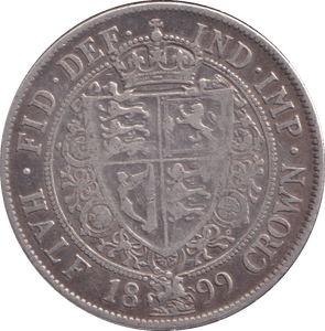1899 HALFCROWN ( GF ) - HALFCROWN - Cambridgeshire Coins