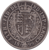 1899 HALFCROWN ( GF ) - HALFCROWN - Cambridgeshire Coins