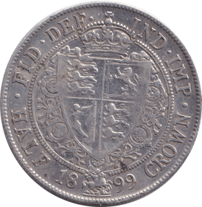 1899 HALFCROWN ( GVF ) 1 - HALFCROWN - Cambridgeshire Coins