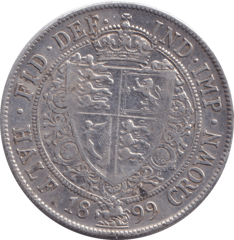 1899 HALFCROWN ( GVF ) 1 - HALFCROWN - Cambridgeshire Coins