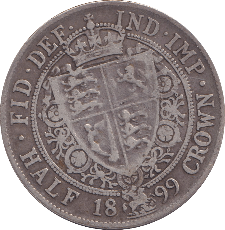 1899 HALFCROWN ( GVF ) - HALFCROWN - Cambridgeshire Coins