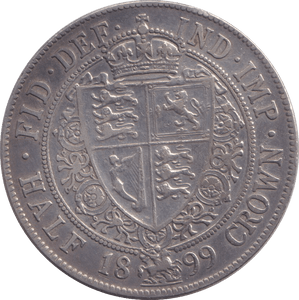 1899 HALFCROWN ( GVF ) - HALFCROWN - Cambridgeshire Coins