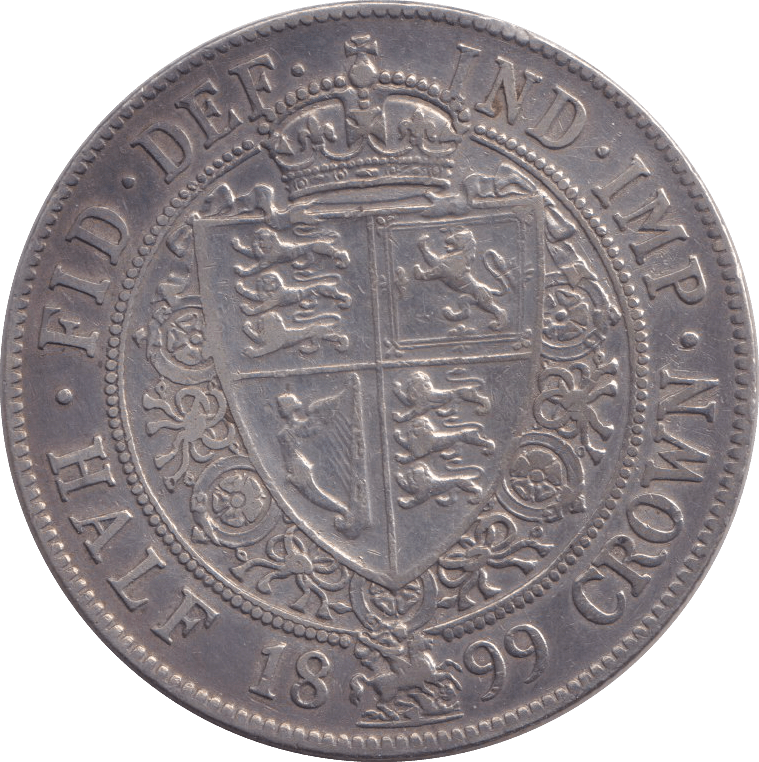 1899 HALFCROWN ( GVF ) - HALFCROWN - Cambridgeshire Coins