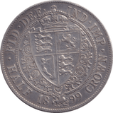 1899 HALFCROWN ( GVF ) - HALFCROWN - Cambridgeshire Coins