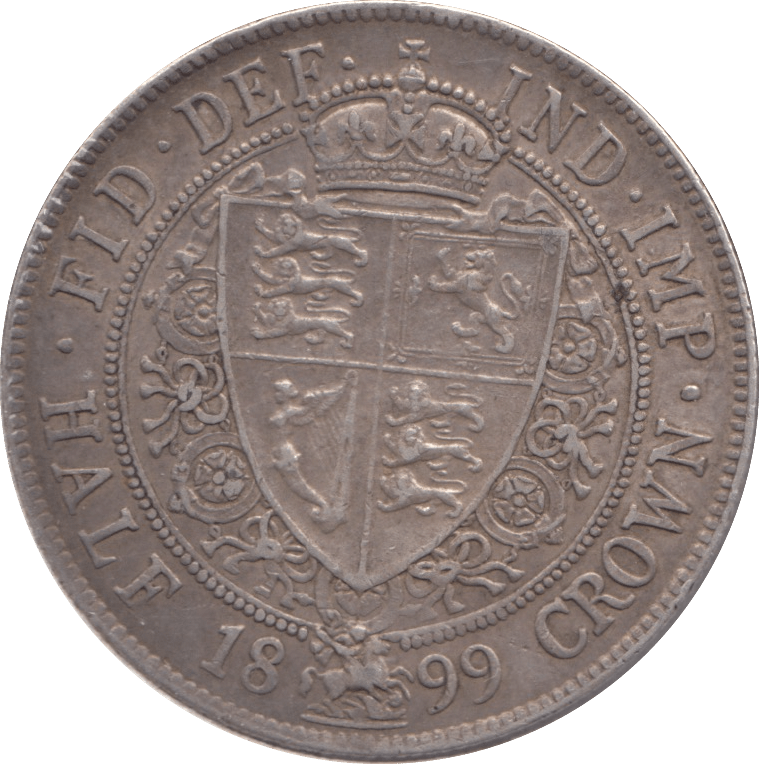 1899 HALFCROWN ( GVF ) - HALFCROWN - Cambridgeshire Coins
