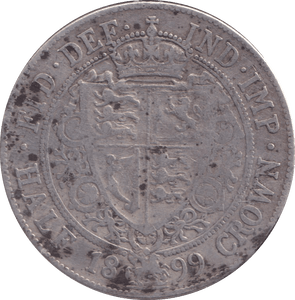 1899 HALFCROWN ( NF ) - HALFCROWN - Cambridgeshire Coins