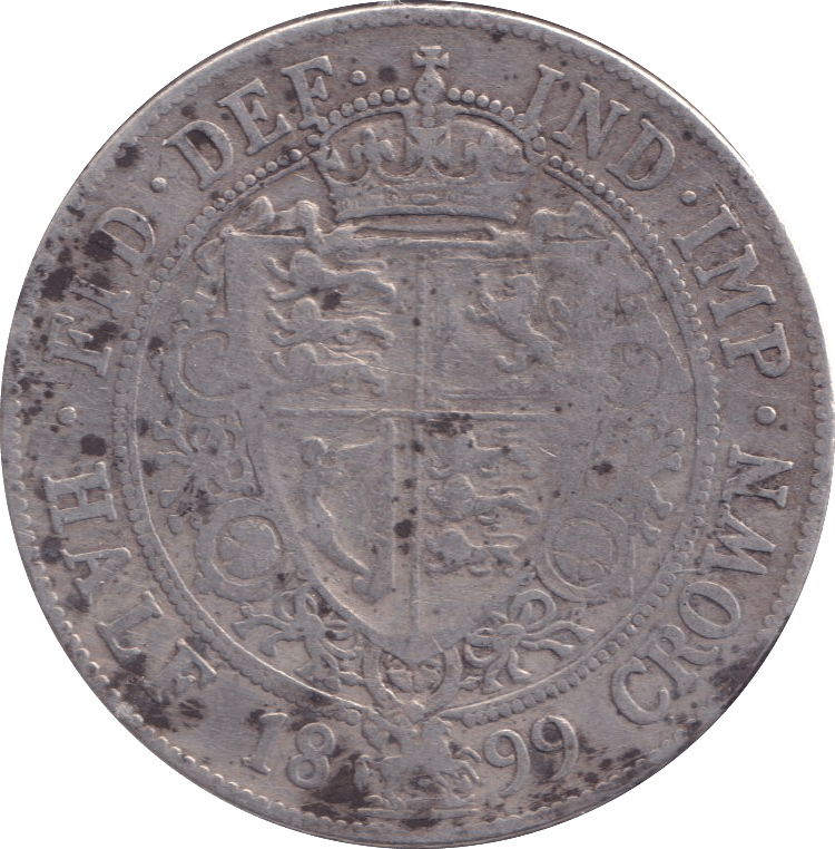 1899 HALFCROWN ( NF ) - HALFCROWN - Cambridgeshire Coins