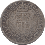 1899 HALFCROWN ( NF ) - HALFCROWN - Cambridgeshire Coins