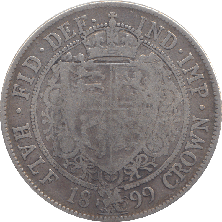 1899 HALFCROWN ( NF ) - HALFCROWN - Cambridgeshire Coins