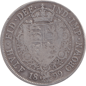 1899 HALFCROWN ( NF ) - HALFCROWN - Cambridgeshire Coins