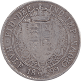 1899 HALFCROWN ( NF ) - HALFCROWN - Cambridgeshire Coins
