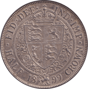 1899 HALFCROWN ( UNC ) - HALFCROWN - Cambridgeshire Coins