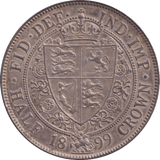1899 HALFCROWN ( UNC ) - HALFCROWN - Cambridgeshire Coins