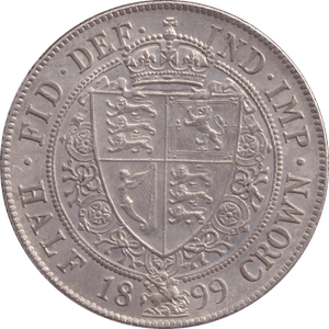 1899 HALFCROWN ( UNC ) - HALFCROWN - Cambridgeshire Coins