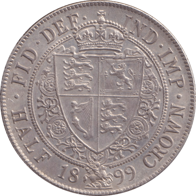 1899 HALFCROWN ( UNC ) - HALFCROWN - Cambridgeshire Coins