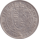 1899 HALFCROWN ( UNC ) - HALFCROWN - Cambridgeshire Coins