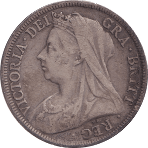 1899 HALFCROWN ( VF ) - Halfcrown - Cambridgeshire Coins