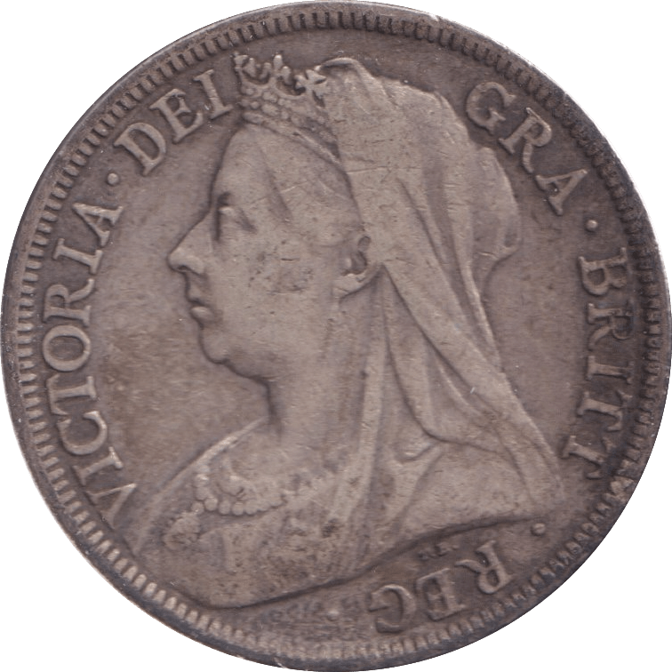 1899 HALFCROWN ( VF ) - Halfcrown - Cambridgeshire Coins