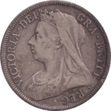 1899 HALFCROWN ( VF ) - Halfcrown - Cambridgeshire Coins