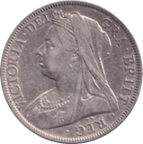 1899 HALFCROWN ( VF ) - HALFCROWN - Cambridgeshire Coins