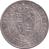 1899 HALFCROWN ( VF ) - HALFCROWN - Cambridgeshire Coins