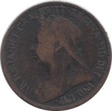 1899 HALFPENNY ( FINE ) - Halfpenny - Cambridgeshire Coins