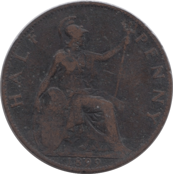 1899 HALFPENNY ( FINE ) - Halfpenny - Cambridgeshire Coins