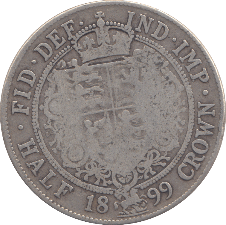 1899 HALFROWN ( NF ) - HALFCROWN - Cambridgeshire Coins