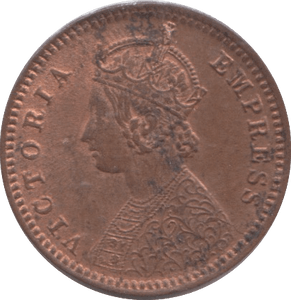1899 INDIA 1/12 ANNA - WORLD COINS - Cambridgeshire Coins
