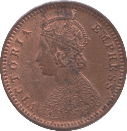 1899 INDIA 1/12 ANNA - WORLD COINS - Cambridgeshire Coins