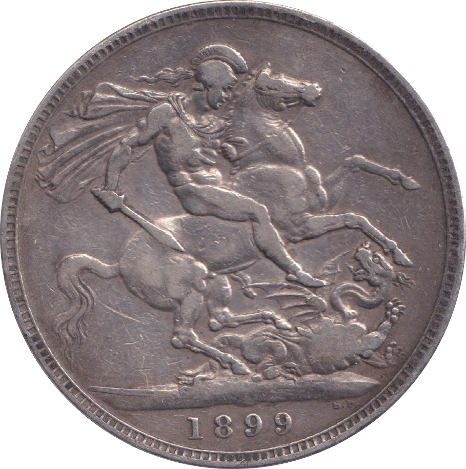 1899 LXIII CROWN ( FINE ) - CROWN - Cambridgeshire Coins