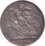 1899 LXIII CROWN ( FINE ) - CROWN - Cambridgeshire Coins