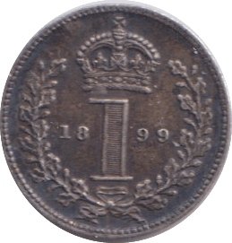 1899 MAUNDY ONE PENNY ( EF ) - MAUNDY ONE PENNY - Cambridgeshire Coins