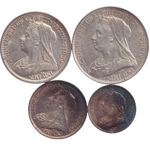 1899 MAUNDY SET UNCIRCULATED VICTORIA - Maundy Set - Cambridgeshire Coins