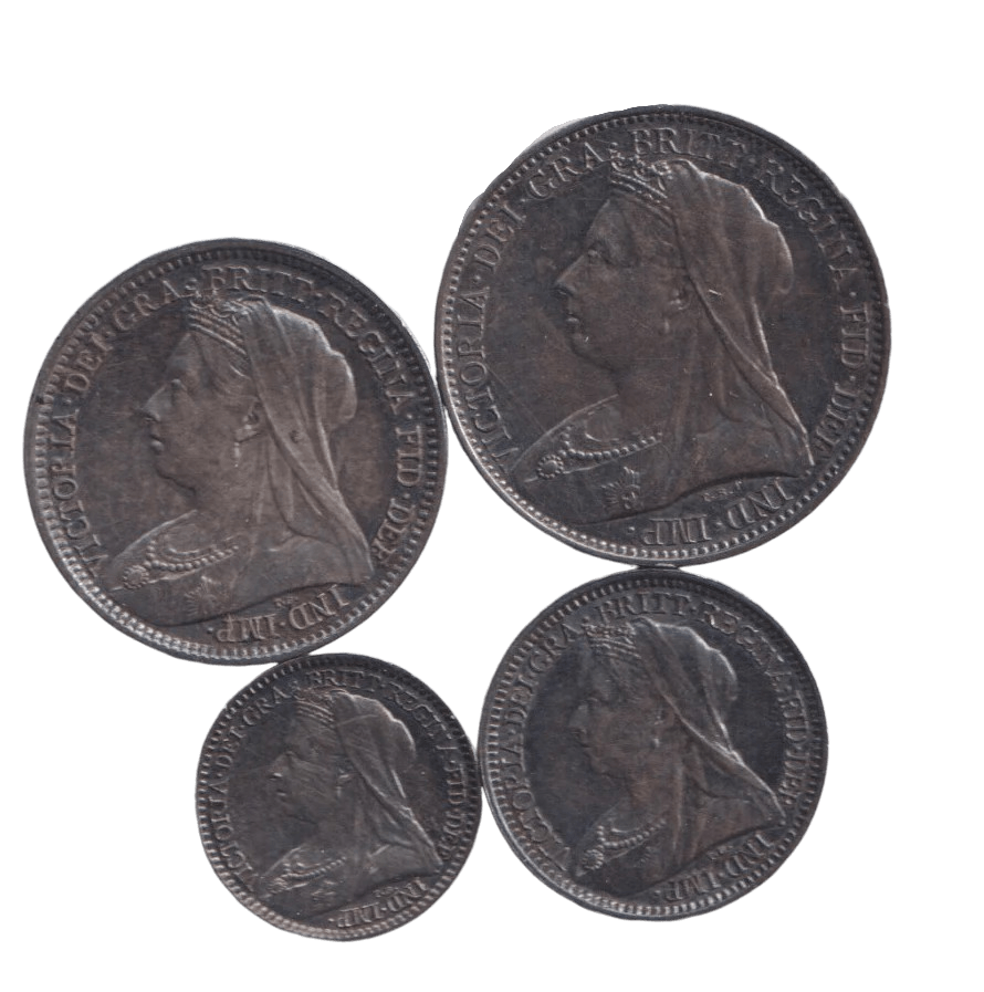 1899 MAUNDY SET VICTORIA - Maundy Set - Cambridgeshire Coins