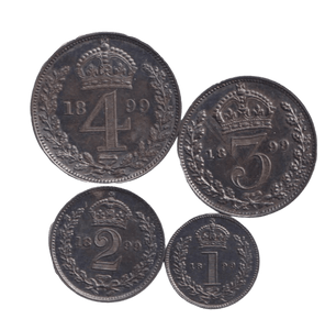 1899 MAUNDY SET VICTORIA - Maundy Set - Cambridgeshire Coins
