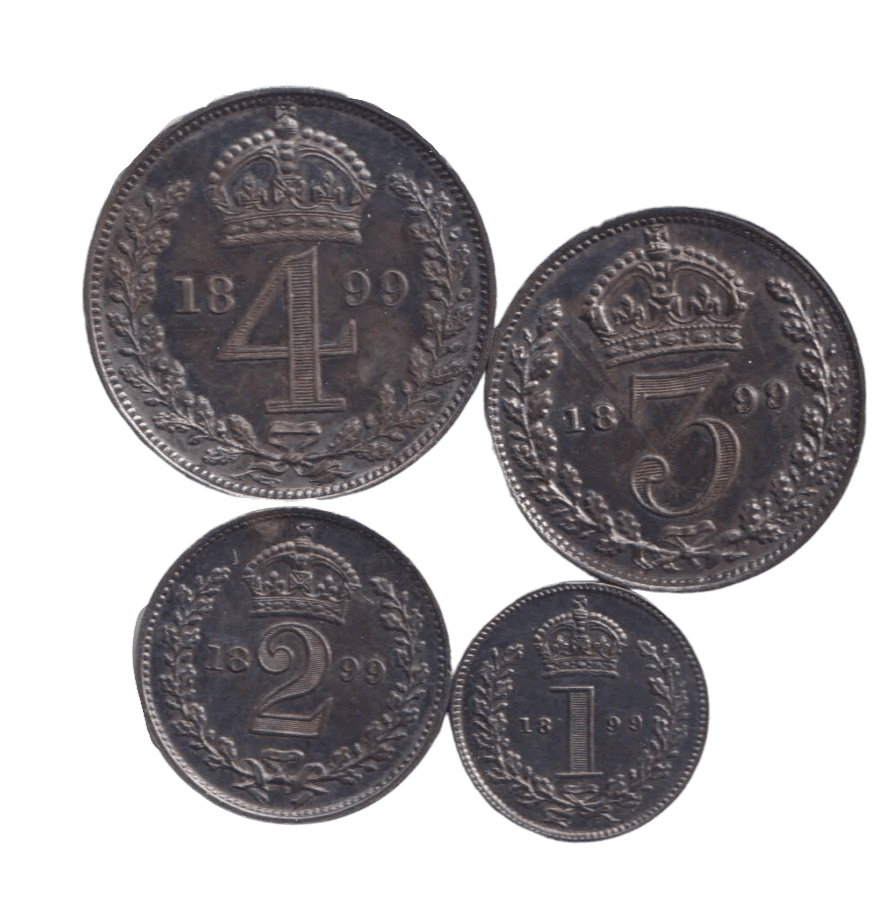 1899 MAUNDY SET VICTORIA - Maundy Set - Cambridgeshire Coins