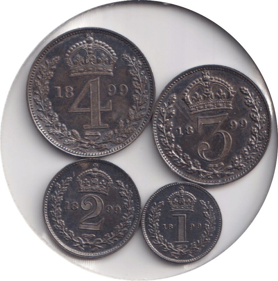 1899 MAUNDY SET VICTORIA - Maundy Set - Cambridgeshire Coins