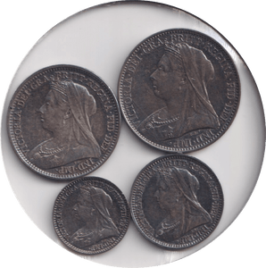 1899 MAUNDY SET VICTORIA - Maundy Set - Cambridgeshire Coins