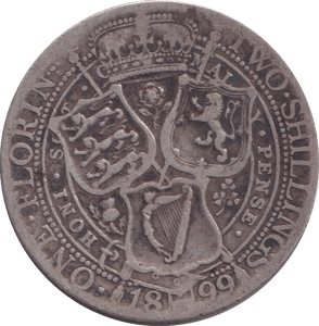 1899 ONE FLORIN ( FINE ) - FLORIN - Cambridgeshire Coins