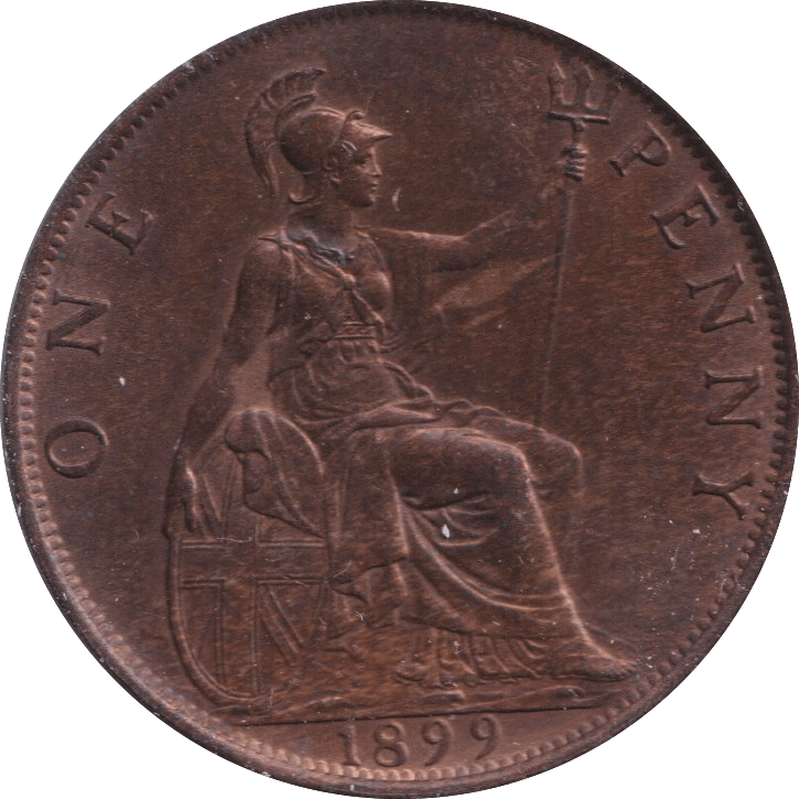 1899 PENNY ( AUNC ) - PENNY - Cambridgeshire Coins