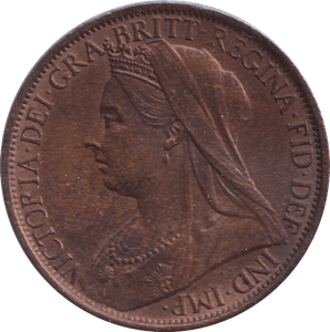 1899 PENNY ( AUNC ) - PENNY - Cambridgeshire Coins