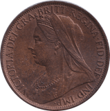 1899 PENNY ( AUNC ) - PENNY - Cambridgeshire Coins