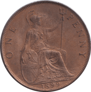 1899 PENNY ( UNC ) - PENNY - Cambridgeshire Coins