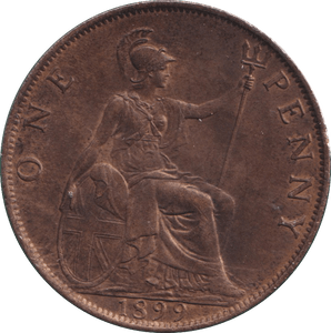 1899 PENNY ( UNC ) - PENNY - Cambridgeshire Coins