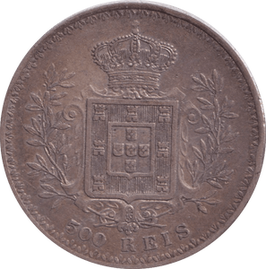 1899 PORTUGAL 500 REIS - WORLD COINS - Cambridgeshire Coins