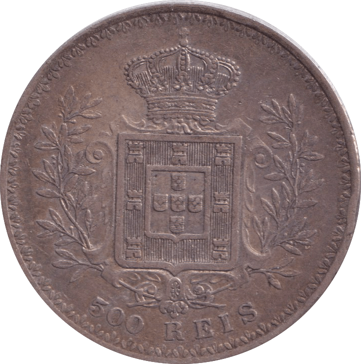 1899 PORTUGAL 500 REIS - WORLD COINS - Cambridgeshire Coins