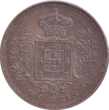 1899 PORTUGAL 500 REIS - WORLD COINS - Cambridgeshire Coins